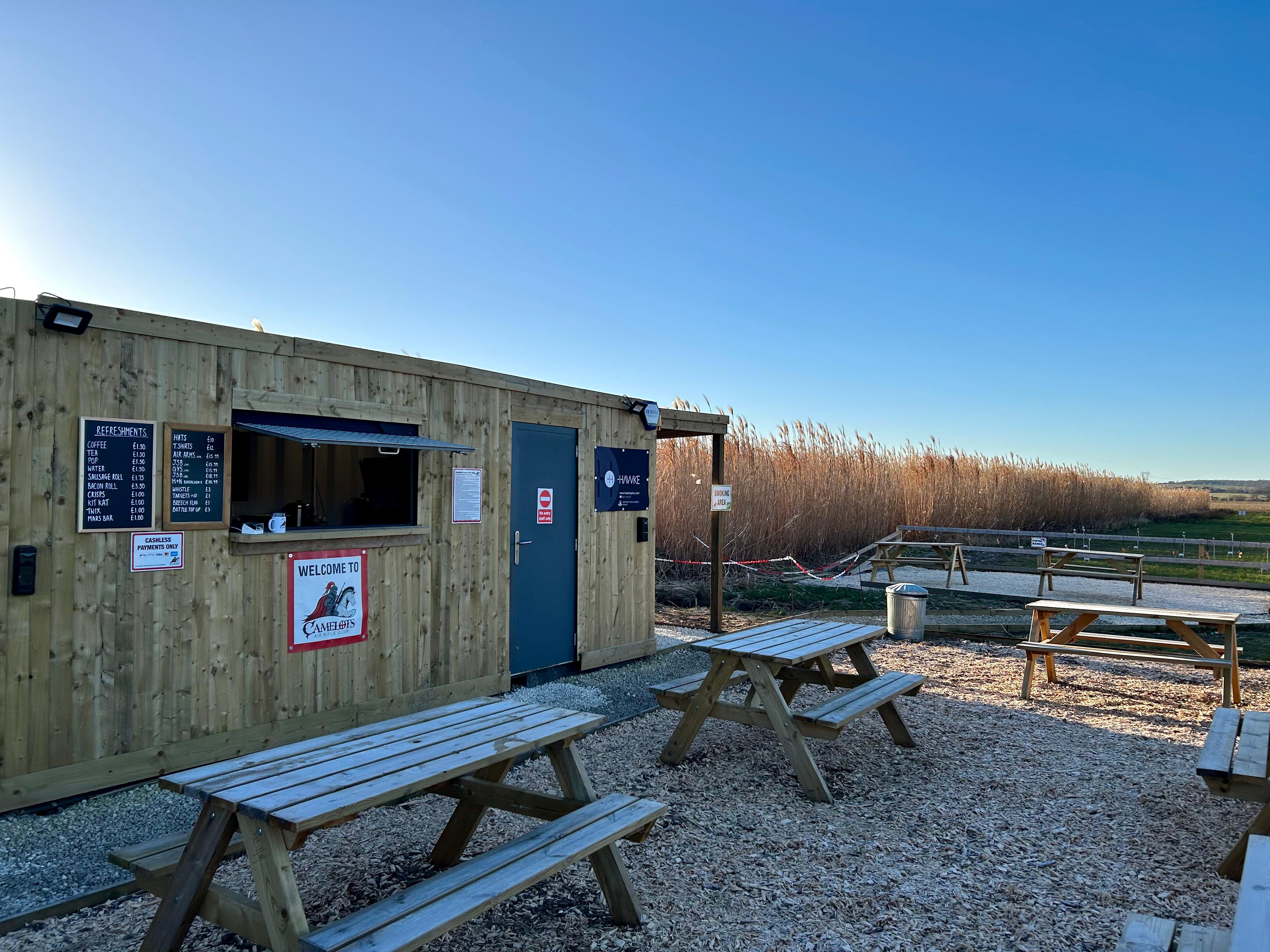 Camelots Air Rifle Club shooting range